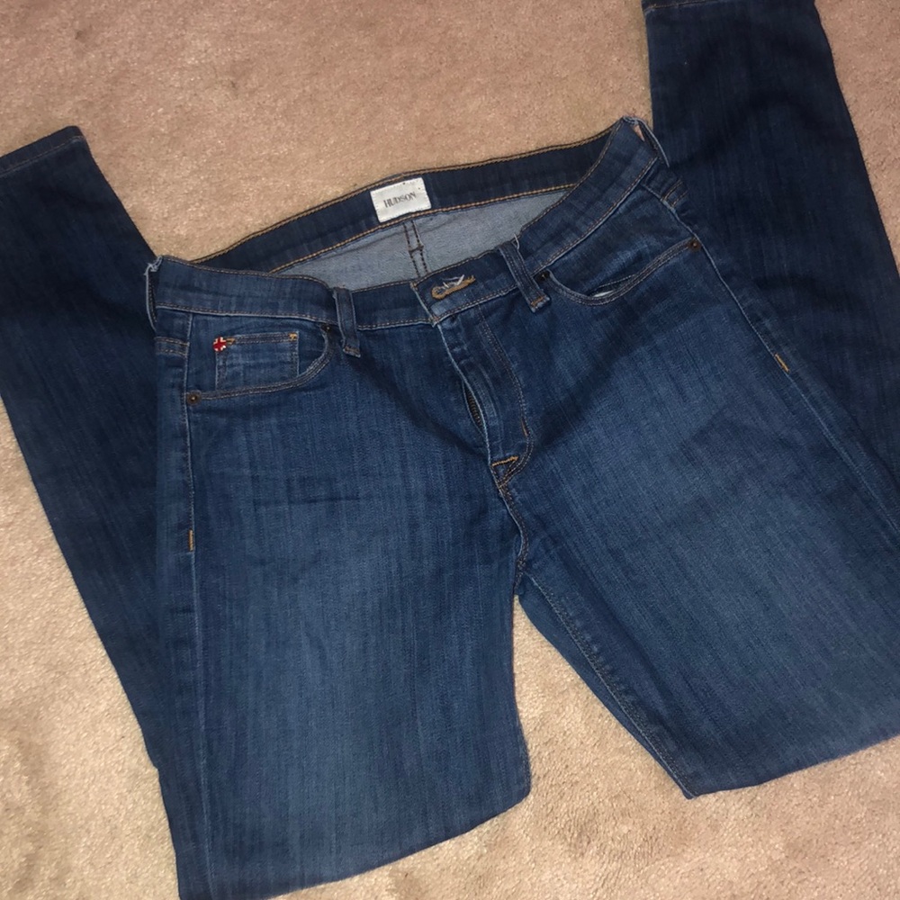 Hudson Nico Mid Rise Jean Mid Wash Blue